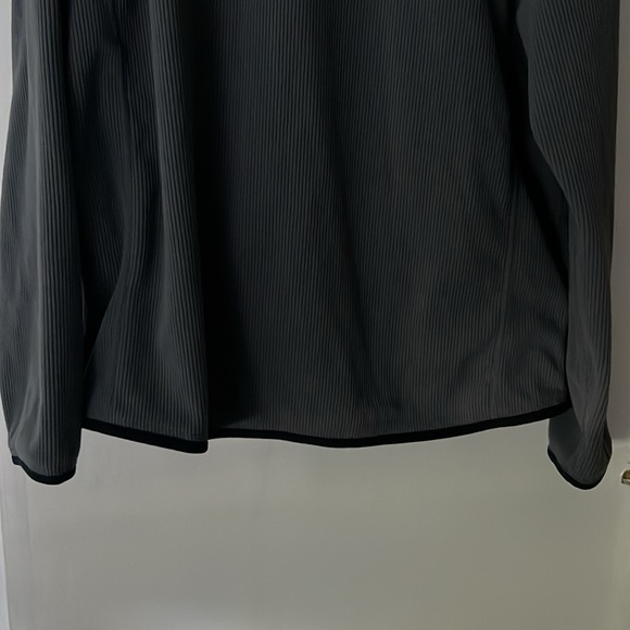 NWT Eddie Bauer Men's Dark Grey Stretch Fleece Jacket Large - Picture 5 of 15